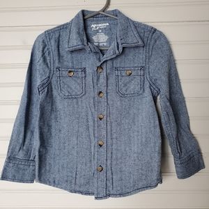 Arizona Jeans Blue Button Up, sz 4t